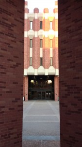 Bizzell Through Clock Tower