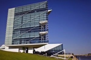 The Chesapeake Finish Line Tower on the Oklahoma River on Wednesday, Sept. 14, 2011, in Oklahoma City, Okla.  Photo by Chris Landsberger, The Oklahoman