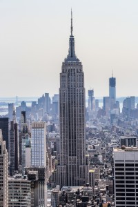 View of Empire State Building from the north