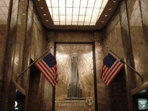 Main lobby of Empire State Building