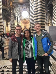 A few of my best friends and I exploring the Siena Cathedral. 